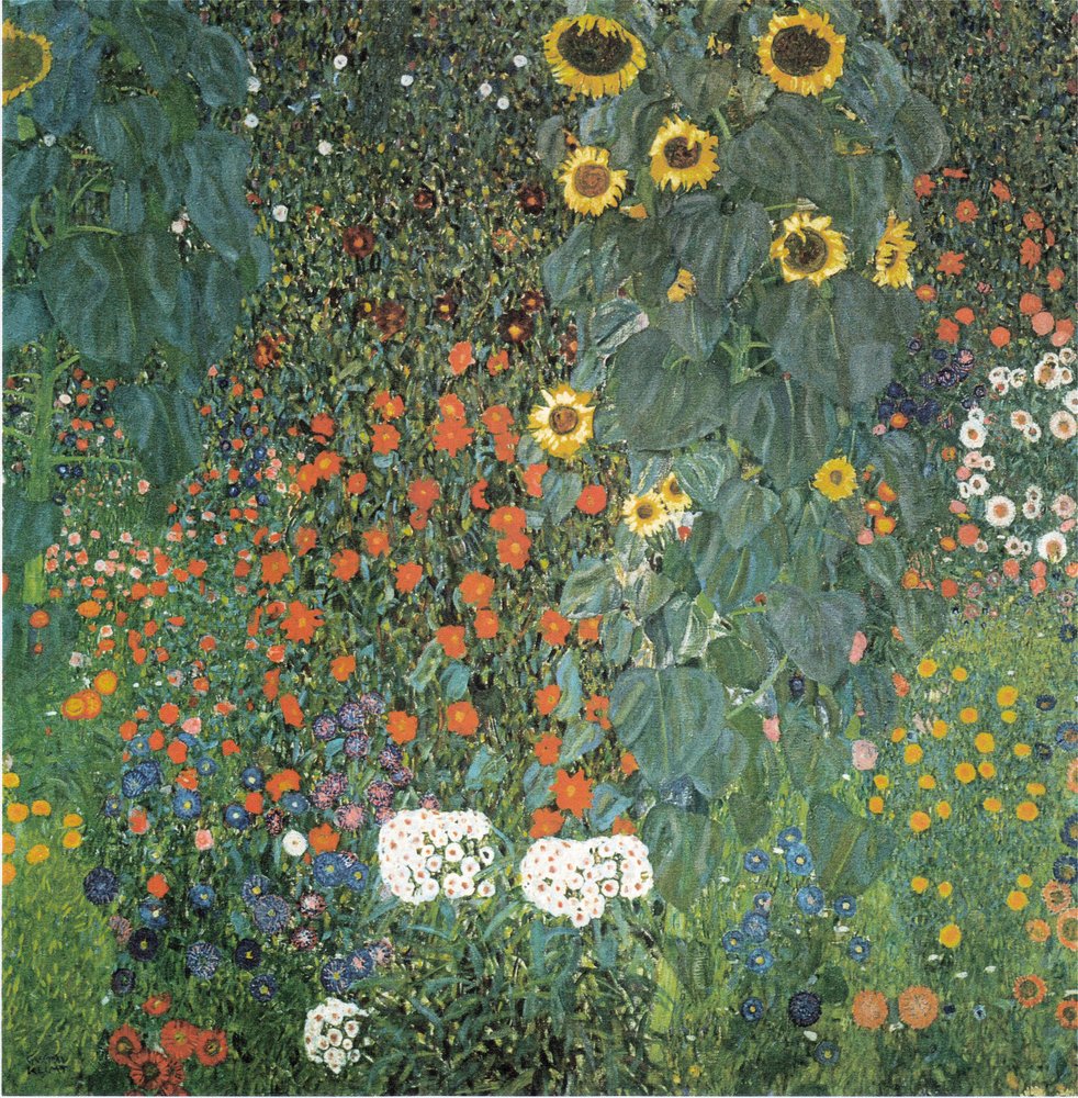 Country Garden with Sunflowers, 1905 - 1906 - Gustav Klimt